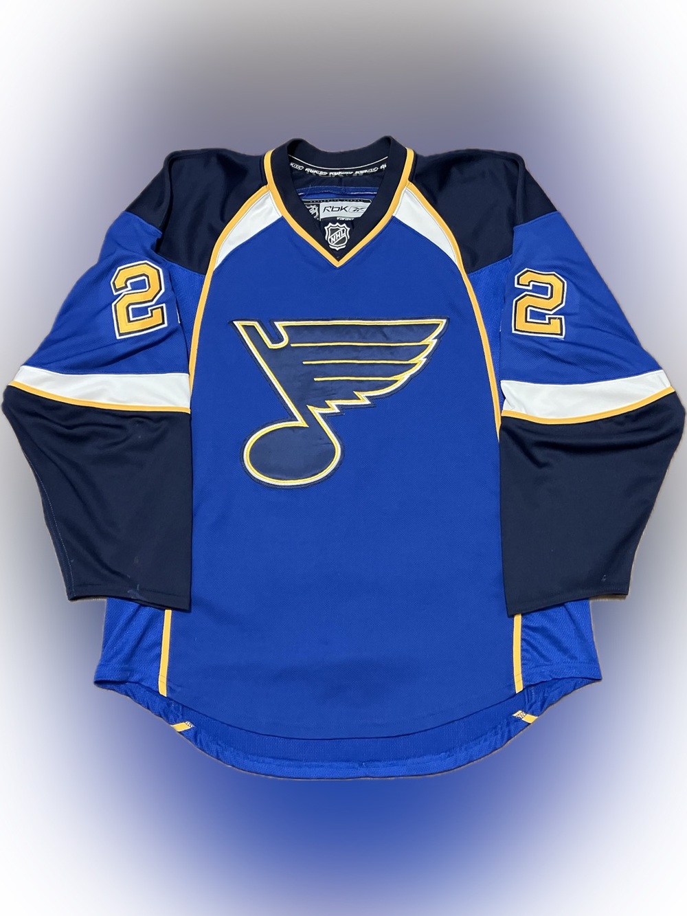 St Louis Blues Brad Boyes Reebok Edge 1.0 NHL Hockey Jersey Size 46